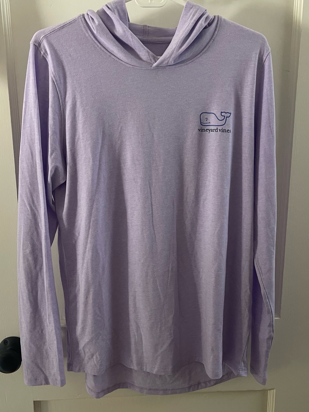 Vineyard Vines Women’s Light Lavender Hooded Long-Sleeve Shirt